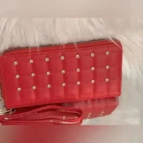 NWT! BOUTIQUE QUILTED BLING WALLET WRISTLET - Picture 6 of 6
